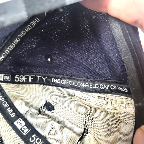 New York Yankees Satin Cap Hat NEW ERR Size 7 Free Shipping - Picture 4 of 4